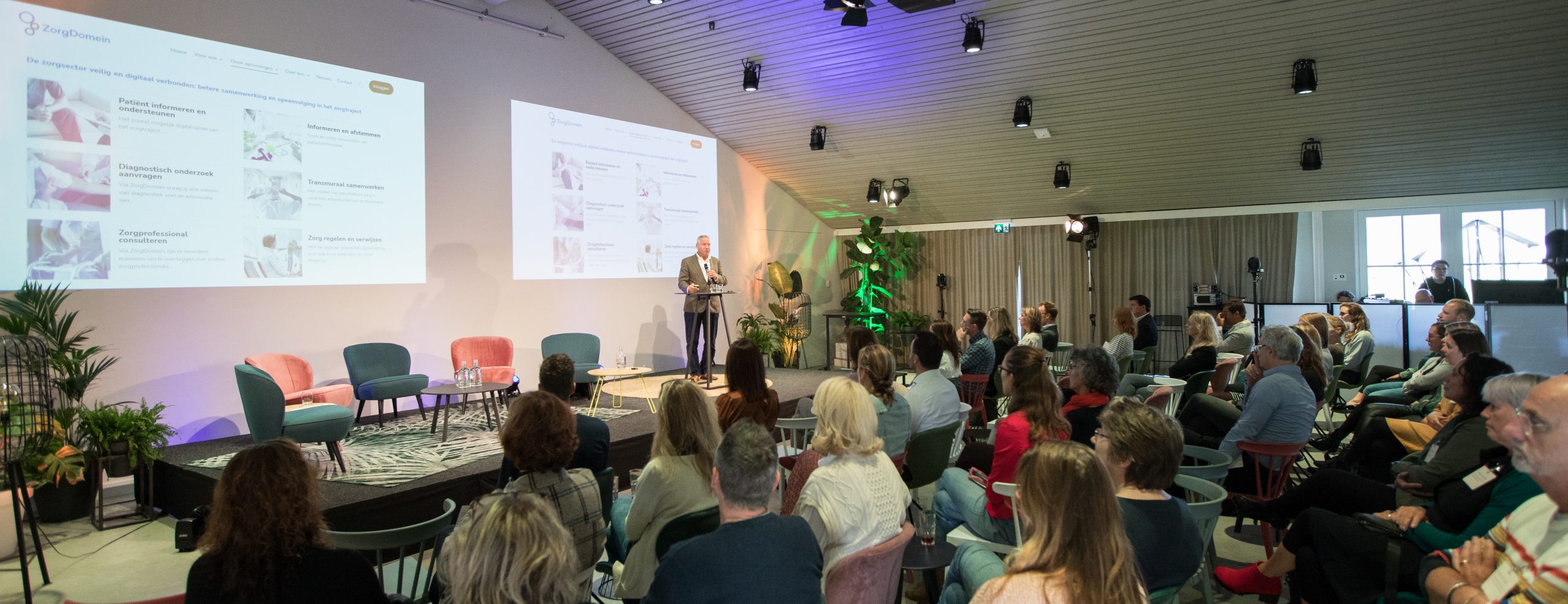 KeyNote_Marcel-Levi_ZorgDomein-event KeyNote Marcel Levi op het ZorgDomein event